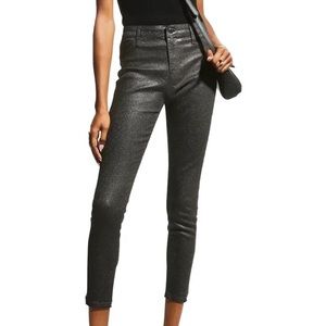 AG JEANS "THE FARRAH HIGH-RISE SKINNY ANKLE" Jeans In "LMGUN"